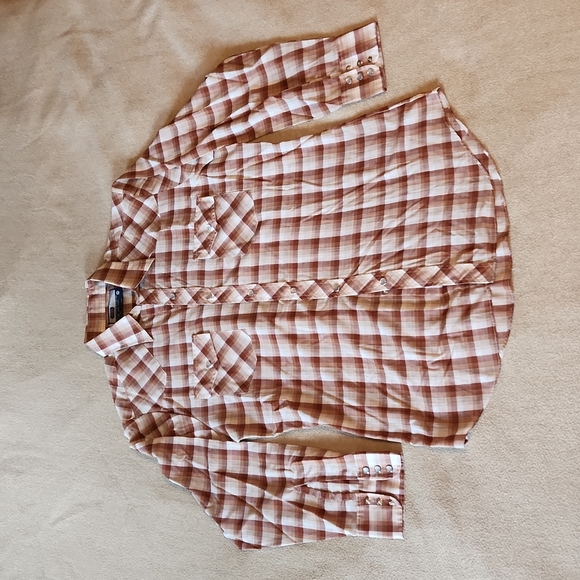 Men's Western Style Shirt, M, - Picture 1 of 3